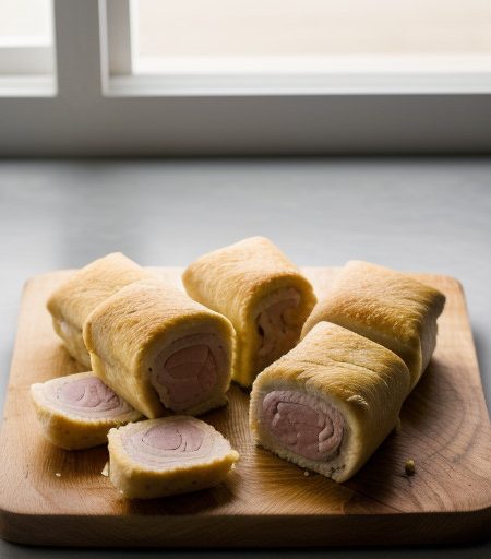 Southern Dixie Veal~ Ham & Cheese Rolls recipe image