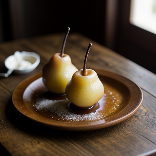 Southern Poached Pears With Gentlemen Jack Sa recipe image