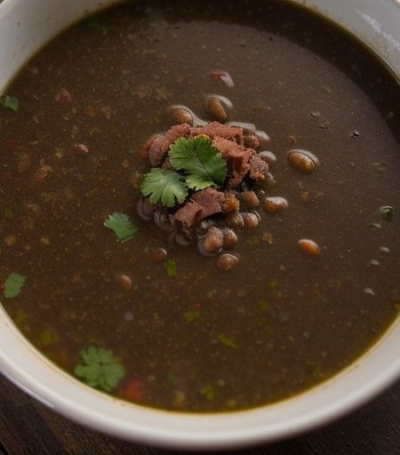Southwest Black Bean Soup recipe image