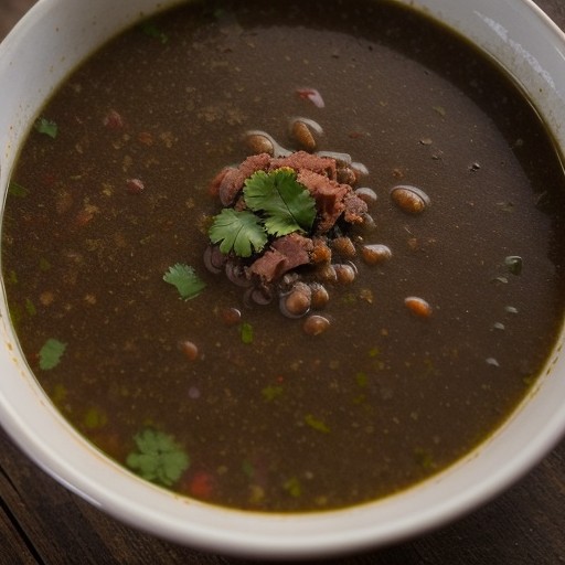 Southwest Black Bean Soup recipe image