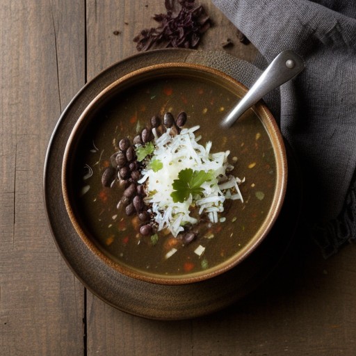 Southwest Black Bean Soup recipe image