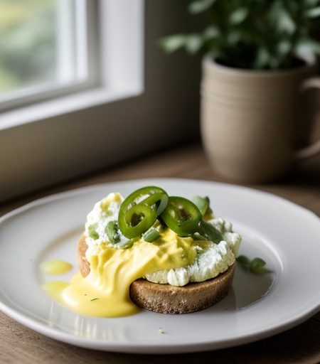 Southwest Scrambled Eggs With Jalapeno Jelly recipe image