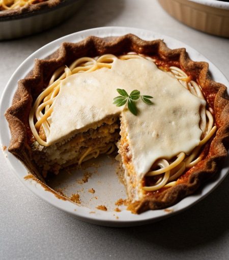 Southwest Spaghetti Pie recipe image
