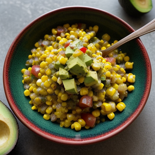 Southwest Sweet Onion, Corn and Avocado Salsa recipe image
