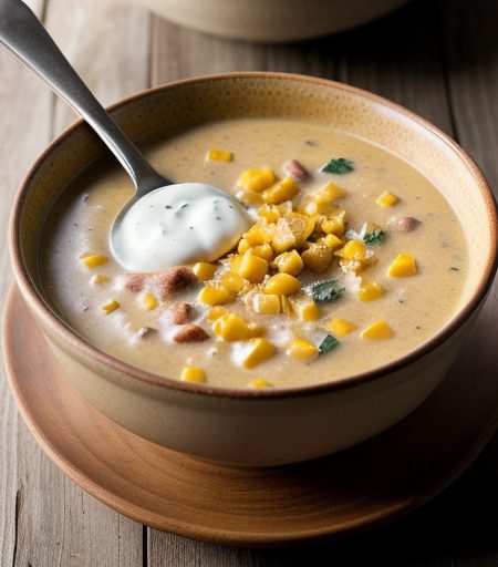 Southwestern Corn & Cheese Chowder recipe image