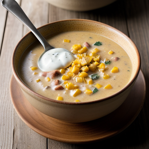 Southwestern Corn & Cheese Chowder recipe image