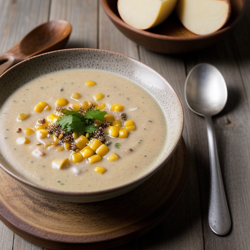 Southwestern Corn & Potato Soup recipe image