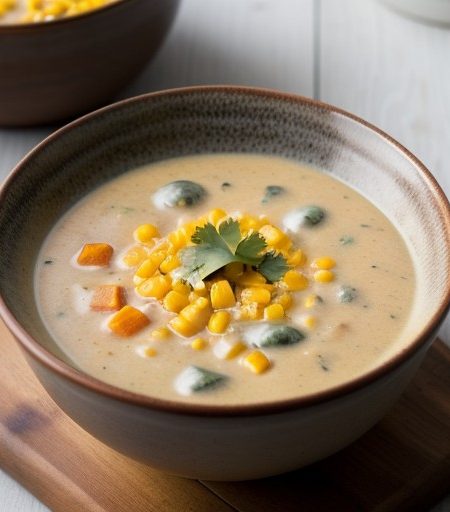 Southwestern Corn and Cheese Chowder recipe image