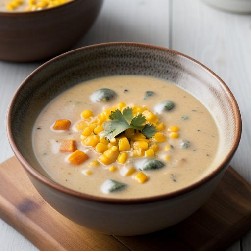 Southwestern Corn and Cheese Chowder recipe image