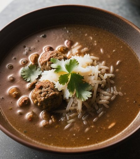 Southwestern Meatball Soup recipe image
