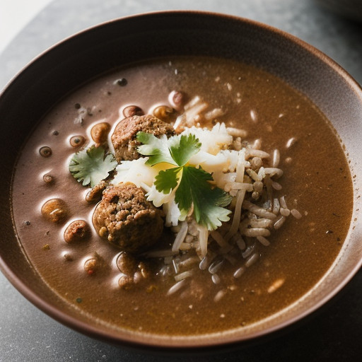 Southwestern Meatball Soup recipe image