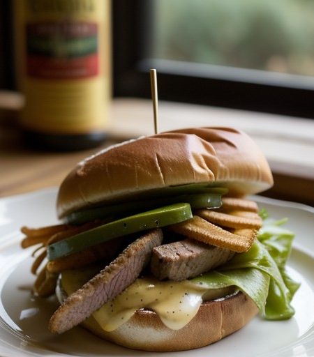 Southwestern Steak Po Boy recipe image