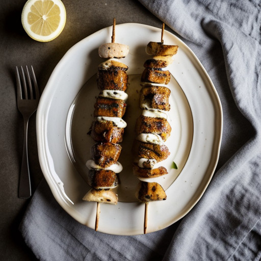 Souvlaki With Tzaziki recipe image
