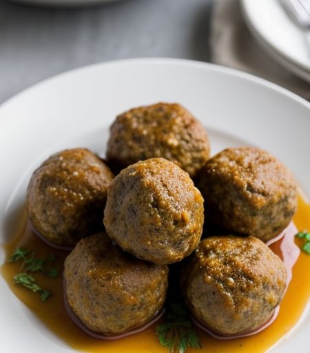 Souzikakia (Greek Meatballs recipe image