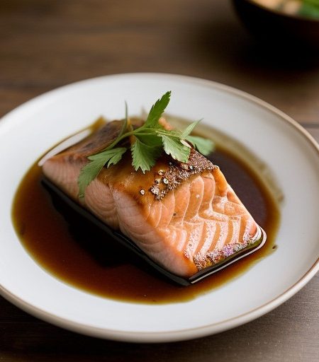 Soy and Sake Marinated Fish - House Beautiful recipe image