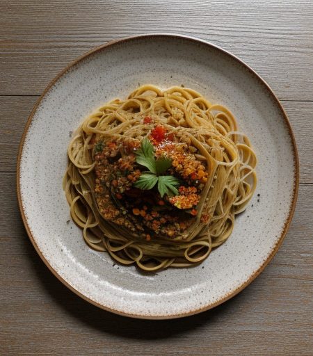 Spaghetti Aglio E Olio (Spaghetti With Garlic and Oil recipe image