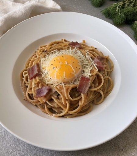 Spaghetti Alla Carbonara (Cheese Spaghetti Toss recipe image