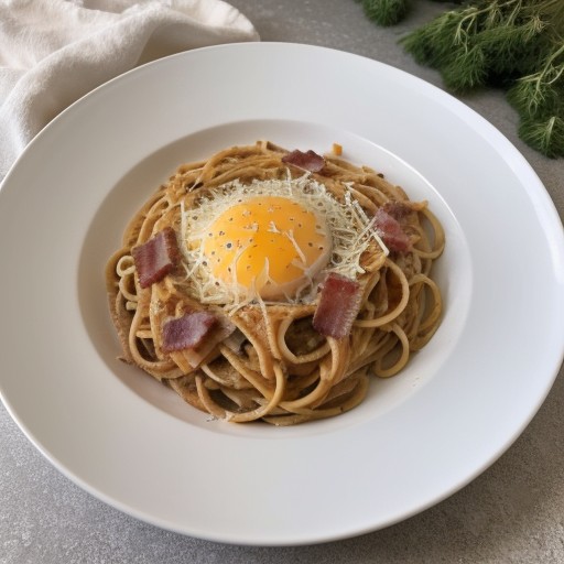Spaghetti Alla Carbonara (Cheese Spaghetti Toss recipe image