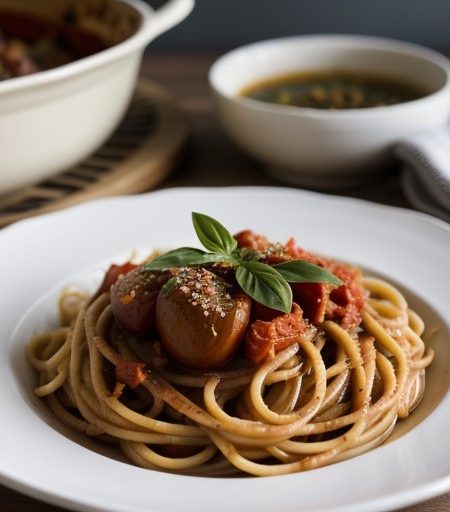 Spaghetti Alla Ciociara recipe image