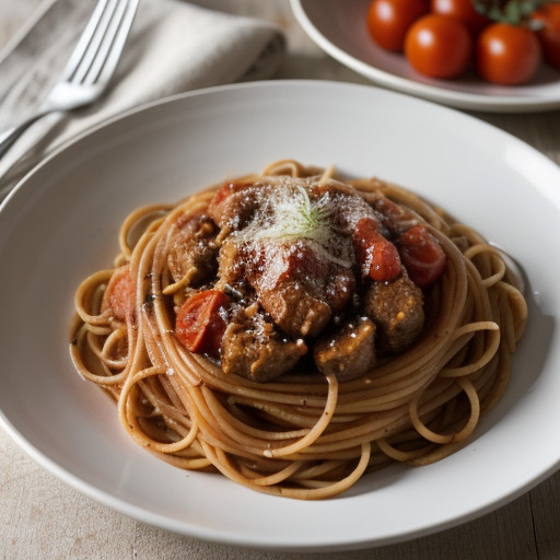 Spaghetti Alla Pummarola (Spaghetti With Toma recipe image
