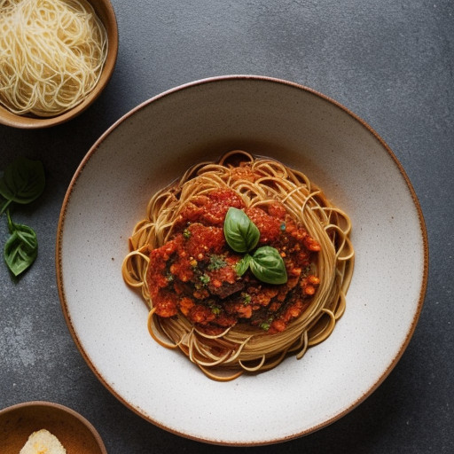 Spaghetti Alla Pummarola (Spaghetti With Tomato Sauce recipe image