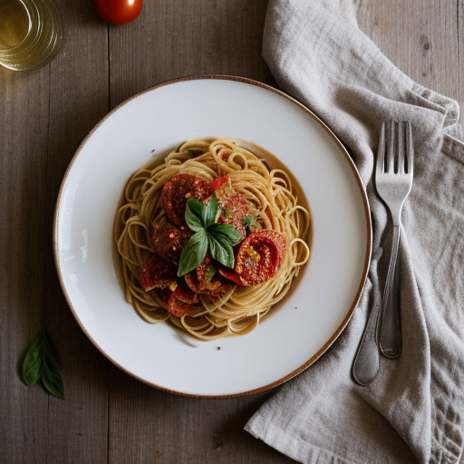 Spaghetti All'aglio E Peperoncino Piccante recipe image