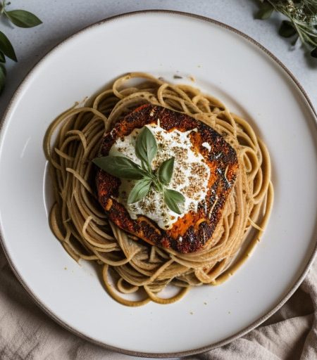 Spaghetti Chitarra Parmigiana recipe image