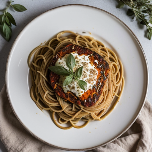 Spaghetti Chitarra Parmigiana recipe image