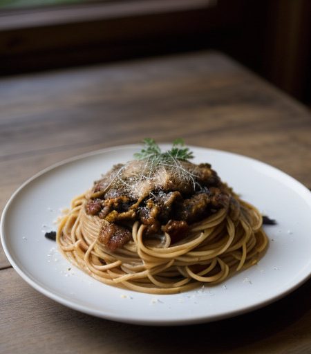 Spaghetti Martini recipe image