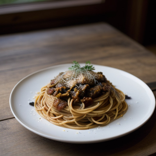 Spaghetti Martini recipe image