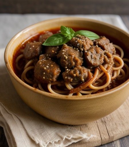 Spaghetti & Meat Sauce recipe image