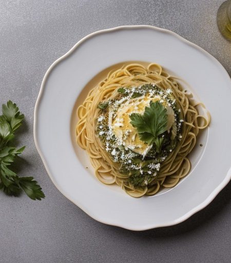 Spaghetti Mizithra (Greek-Style Spaghetti recipe image