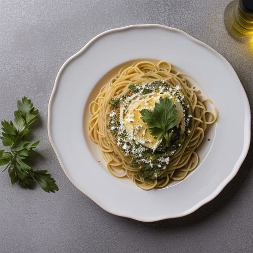 Spaghetti Mizithra (Greek-Style Spaghetti recipe image