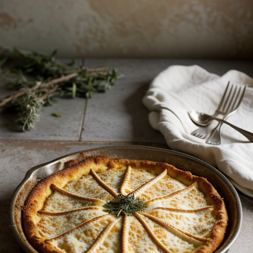 Spaghetti Pizza Pie recipe image