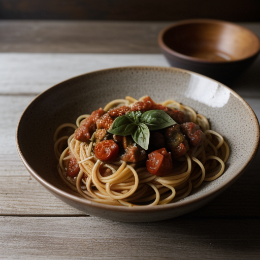 Spaghetti Sauce Puttanesca recipe image