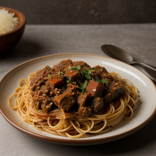 Spaghetti Sauce of Three Meats recipe image