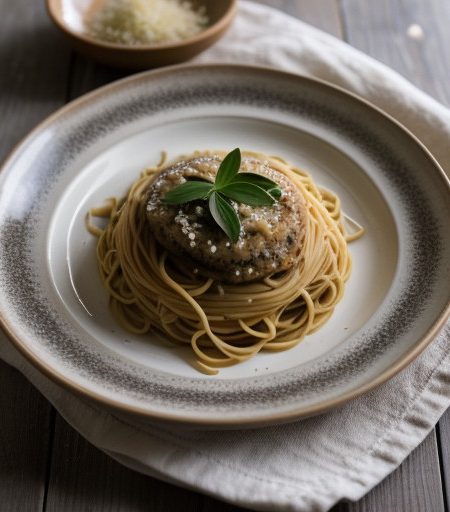 Spaghetti Soubise recipe image