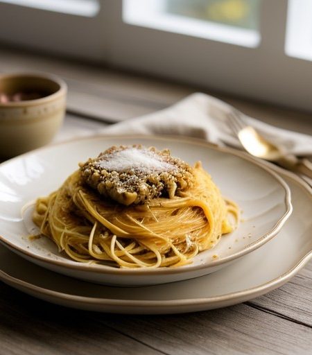 Spaghetti Squah Casserole recipe image