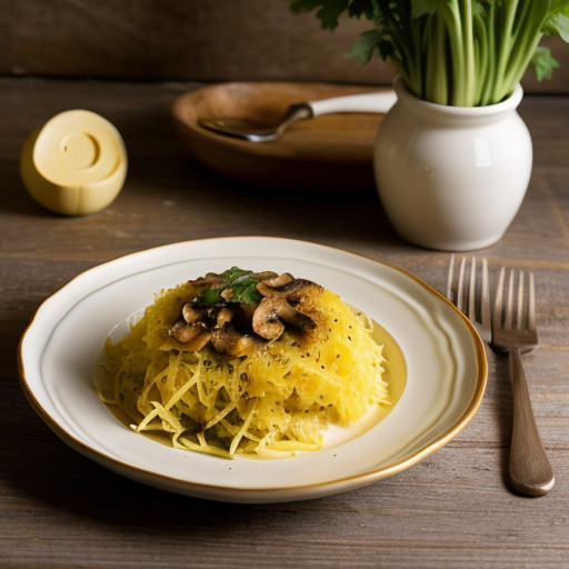 Spaghetti Squash & Chicken Skillet Casserol recipe image