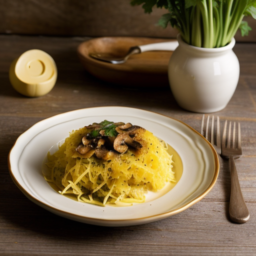 Spaghetti Squash & Chicken Skillet Casserol recipe image