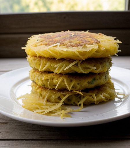 Spaghetti-Squash Fritters - Country Living recipe image