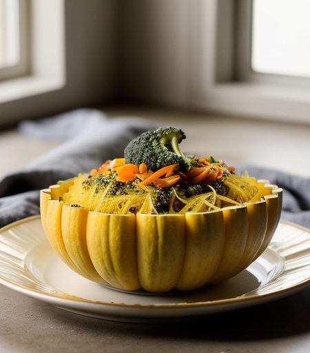 Spaghetti Squash Primavera Gngm74 B recipe image