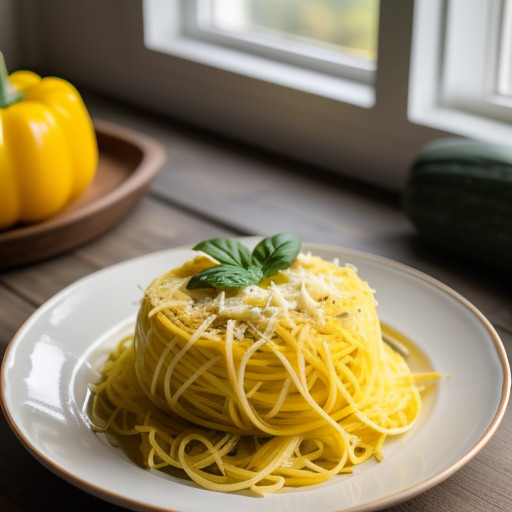 Spaghetti Squash With Cheese recipe image