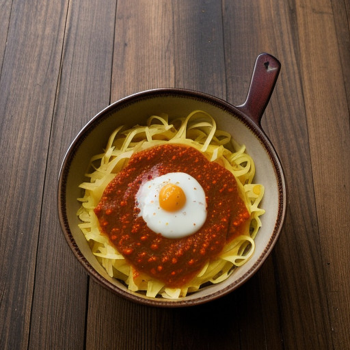 Spaghetti Squash With Pepper Sauce (4.5 Pts recipe image