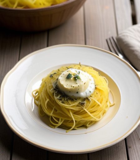 Spaghetti Squash With Shallot Butter recipe image