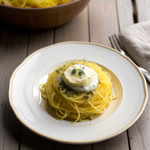 Spaghetti Squash With Shallot Butter recipe image