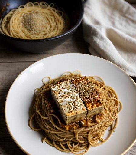 Spaghetti & Tofu recipe image