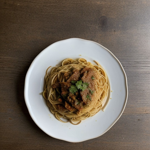 Spaghetti With Garlic & Oil*** recipe image