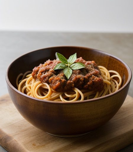 Spaghetti With Meat Sauce recipe image