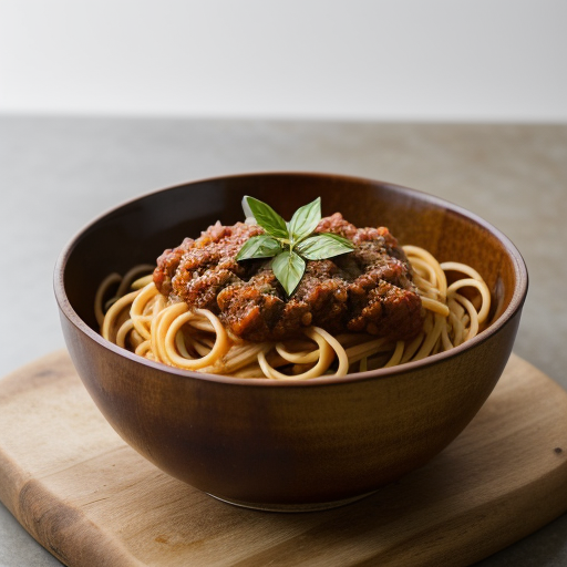 Spaghetti With Meat Sauce recipe image